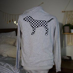 Pink - checkered puppy pull-over